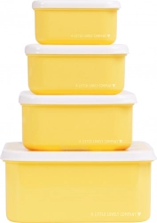 Komplet štirih škatlic za prigrizke z motivom živalskih prijateljev