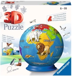 Ravensburger 3D sestavljanka otroški globus, 72 kosov