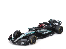 kovinski model bburago 1:43 mercedes‑amg petronas f1 w15 2024 #63 george russell