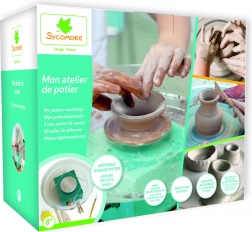 Lovely Box keramična delavnica za otroke z lončarskim kolovratom