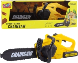 otroška verižna žaga z lučmi in zvoki, rumena