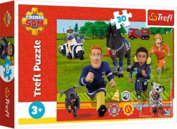 Sestavljanka Gasilec Sam – pripravljeni pomagati, 30 kosov, TREFL