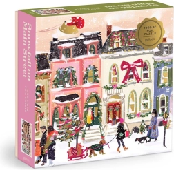 Galison kovinske sestavljanke Snežena glavna ulica, 1000 kosov