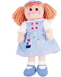Plišasta punčka Louise 38 cm od Bigjigs Toys