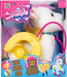 Interaktivni plišasti samorog Lucky na povodcu SPIRIT