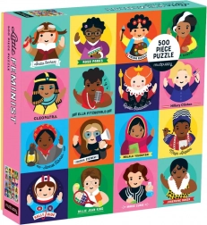 mudpuppy little feminist puzzle pomembne ženske 500 koščkov