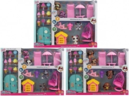 Komplet živalic z hišico in dodatki