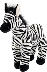 Plišasta zebra 28 cm za dojenčke