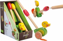 Lesena potiskana račka na palici JOUECO