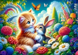 Sestavljanka Bratec Zajček 25 Kosov