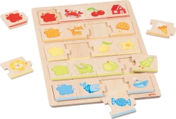 Wooden Puzzle Goki Colors