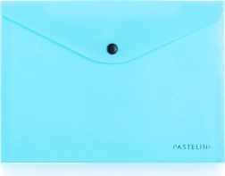 Mapa z gumbom A5 PASTELINI modra