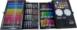 Aluminijasti slikarski kovček – 145-delni likovni set