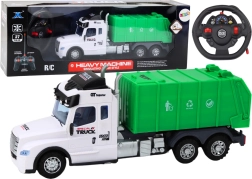 Zeleni RC avto na daljinsko upravljanje z učinki