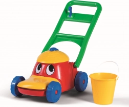 Vesela plastična kosilnica za travo za otroke