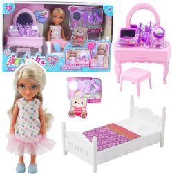 Laleka ANLILY s posteljico in toaletno mizico