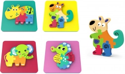 Živalske penaste sestavljanke 14x14 cm