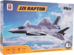 Zabaven pomanjšan model letala Raptor J-20 na daljinsko upravljanje