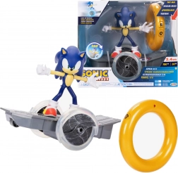 Set JAKKS SONIC THE HEDGEHOG – figurica na daljinsko vodenem vozilu s prstanom