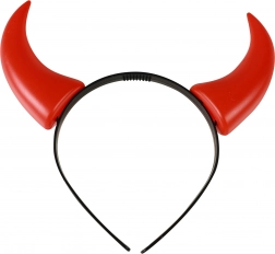 naglavni trak s hudičevimi rogovi za otroke