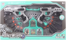 Komplet vesoljskih pištol na penaste naboje za otroke 6+