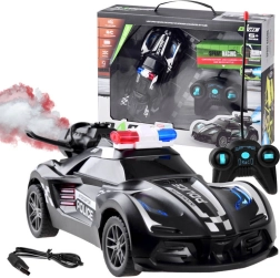 Intervencijski policijski avto na daljinsko upravljanje z dimnim učinkom