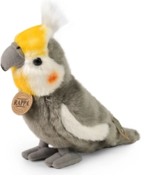 Rappa Plišasti papagaj nimfa s čopkom 20 cm ECO-FRIENDLY