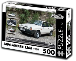 Retro-avtomobilske puzzle lada samara 1300 (1989) 500 koščkov