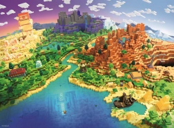 Minecraft Puzzle 500 kosov od Ravensburger