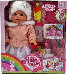 interaktivna punčka Mala Zosia praznuje rojstni dan 35 cm + dodatki WOOPIE ROYAL