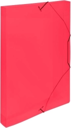 Škatla z elastiko A4 rdeča