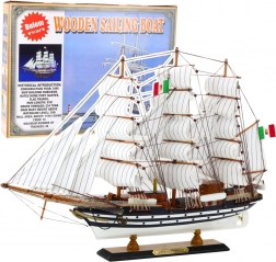 Dekorativni model jadrnice Amerigo Vespucci 64x46 cm