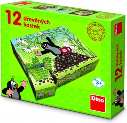 Dino lesene kocke Krtek in prijatelji