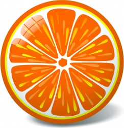 Žoga pomaranča, 23 cm