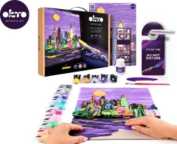 Okto slikanje z maso Skyline New York 30 × 40 cm