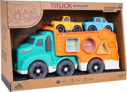 Eko vlečno vozilo s sortirnikom oblik in avtomobilčki