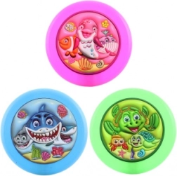 Leteči krožnik z motivom morskih živali 23 cm