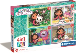 Puzzle 4v1 Gabinina čarobna hišica