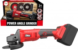 Otroški rdeči baterijski brusilnik z zamenljivimi koluti