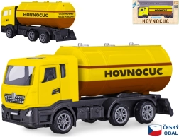 Kovinski model fekalnega vozila 12 cm z vzvratno vožnjo