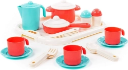 Čajni set za tri z Nastenkinim pladnjem