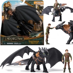 Kako izuriti zmaja figurici Toothless in Hiccup 33 cm