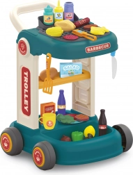 Žarovski voziček s priborom 34 × 36 × 37 cm