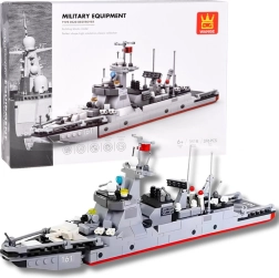 Gradbeni set Wange Type 052D Destroyer – sodobni rušilec (376 kosov)