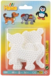 Podlage za likanje perlic Hama - Slon, Pingvin in Kužek