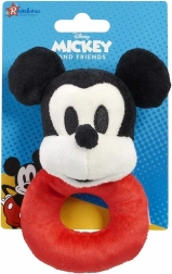 Plišasta ropotuljica MICKEY MOUSE na obročku