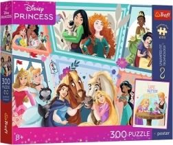 Trefl Disney Princess čudovit ples – sestavljanka 300 kosov + plakat
