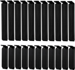 Komplet sponk za vrečke 22 kosov – 2 velikosti, črne