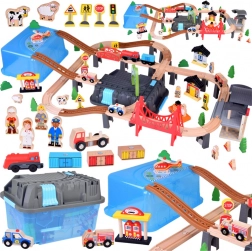 Lesene tirnice z mestnim vlakom 100 kos