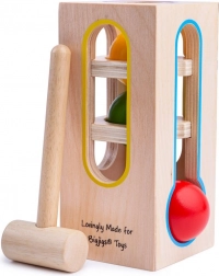 Lesena stolpna s kladivom Bigjigs